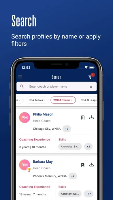 NBA Coaches Database Screenshots