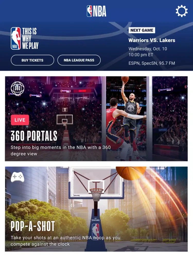 Скриншоты NBA AR Basketball iPad 