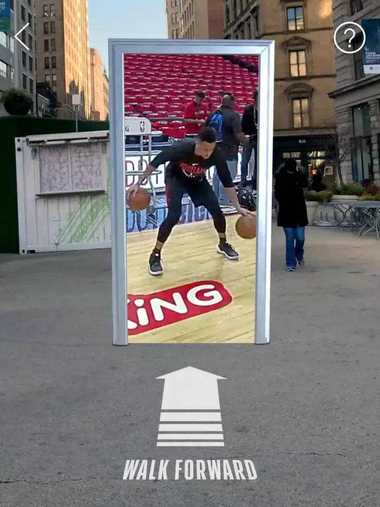 Скриншоты NBA AR Basketball iPad 