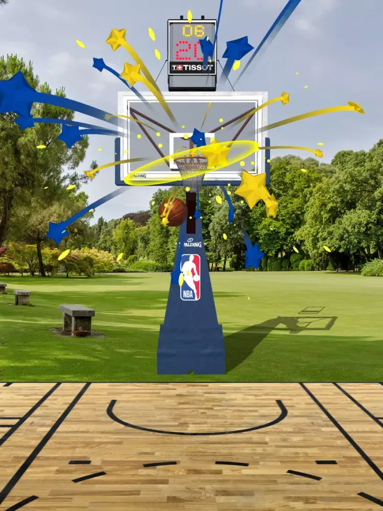 Скриншоты NBA AR Basketball iPad 