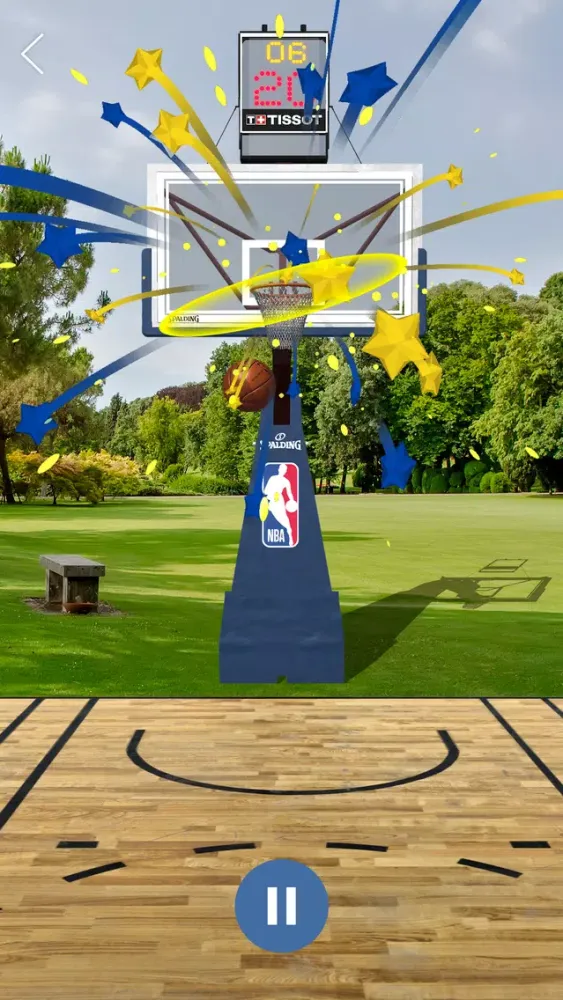 Скриншоты NBA AR Basketball