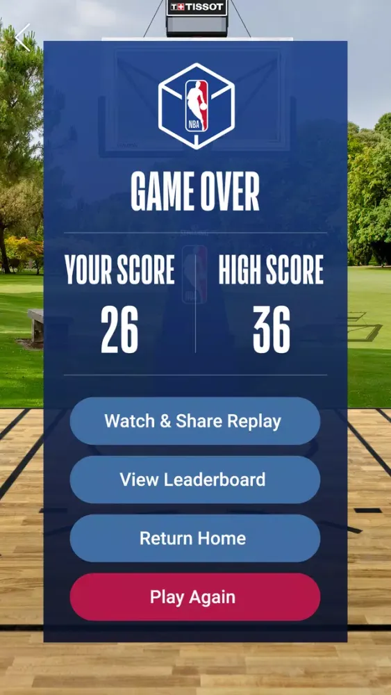 Скриншоты NBA AR Basketball