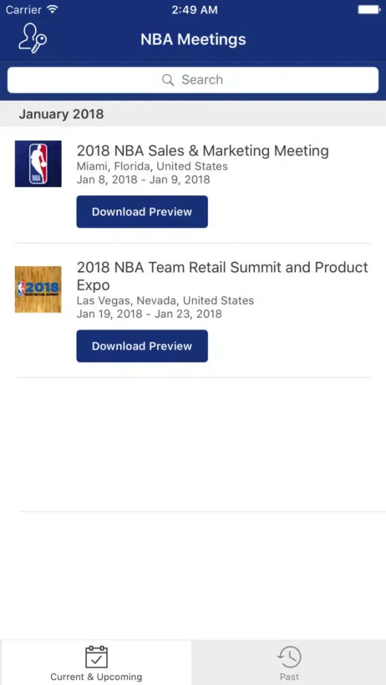 NBA Meeting سکرین شاٹس