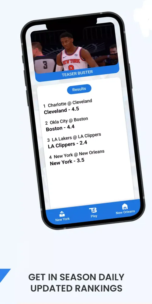 TeaserBuster - NBA Predictions Screenshots