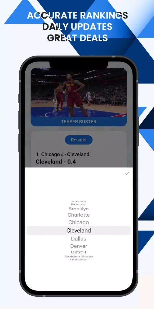 TeaserBuster - NBA Predictions Screenshots