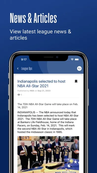 NBA TeamOne スクリーンショット