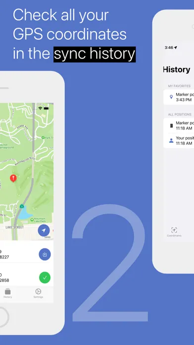 Get GPS coordinates - Position Ekran Görüntüleri