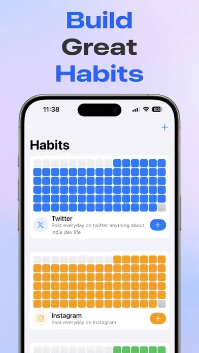 Скриншоты Habit Tracker 90 Day challenge