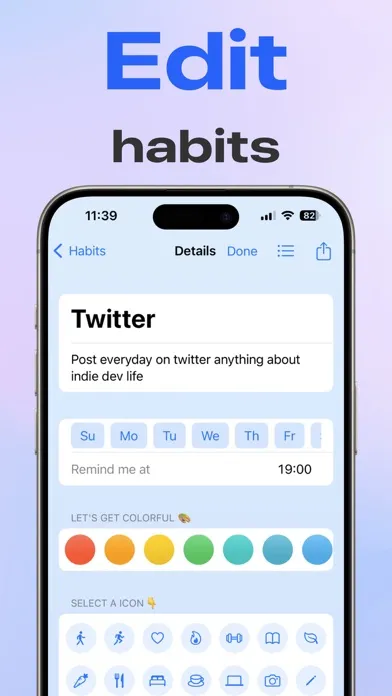 Скриншоты Habit Tracker 90 Day challenge