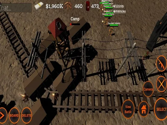 Tangkapan skrin nBase: 1990s style RTS iPad 