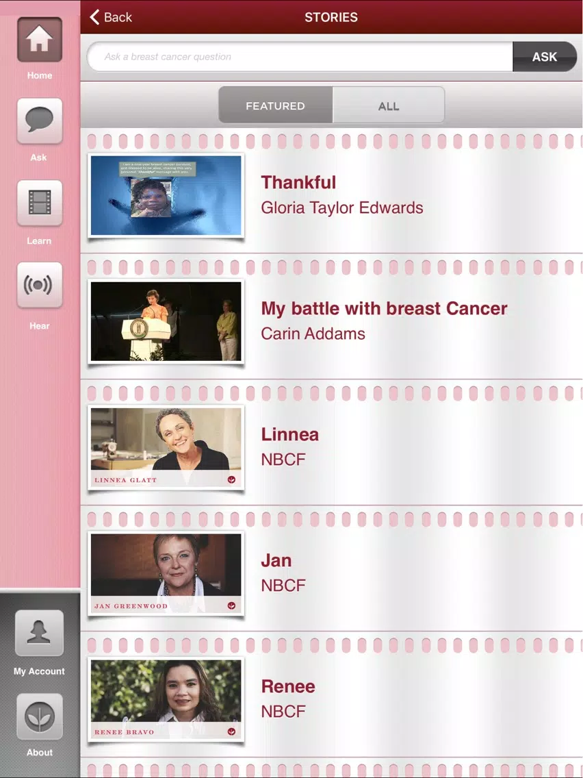 Breast Cancer: Beyond The Shock iPad  Screenshots