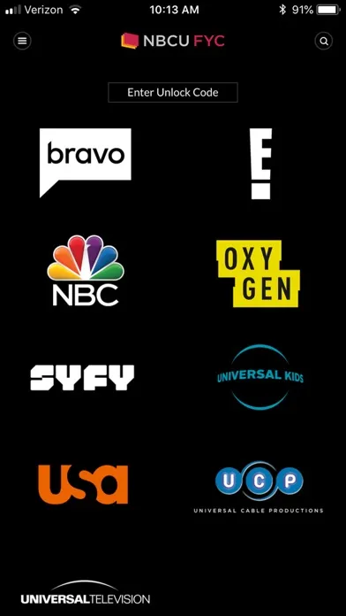 NBCU FYC應用截圖