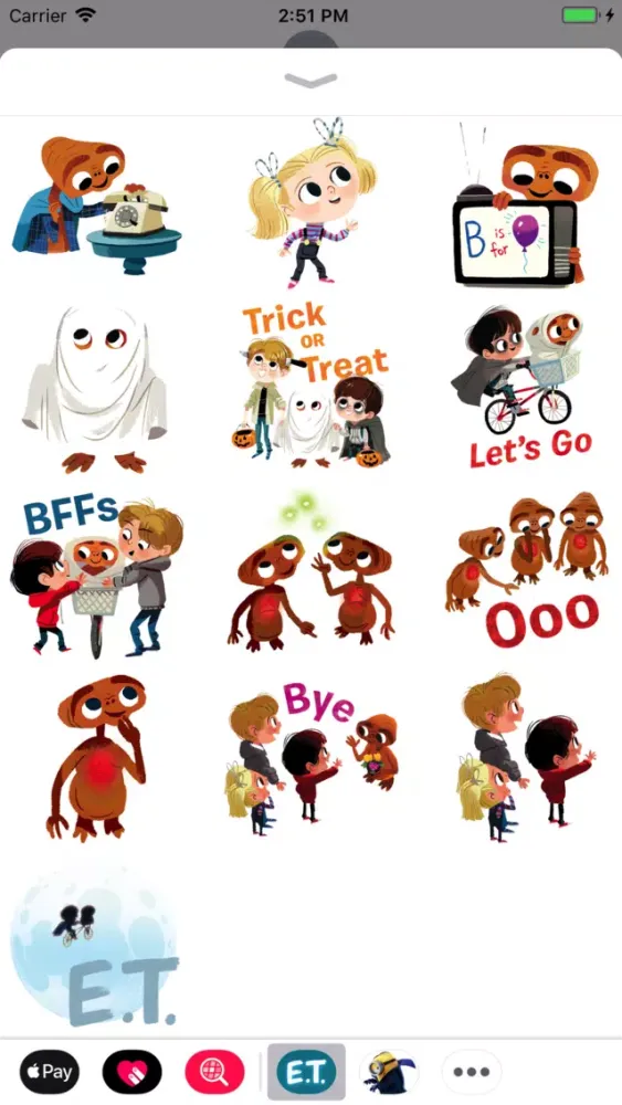 E.T. Stickers x Kim Smith应用截图