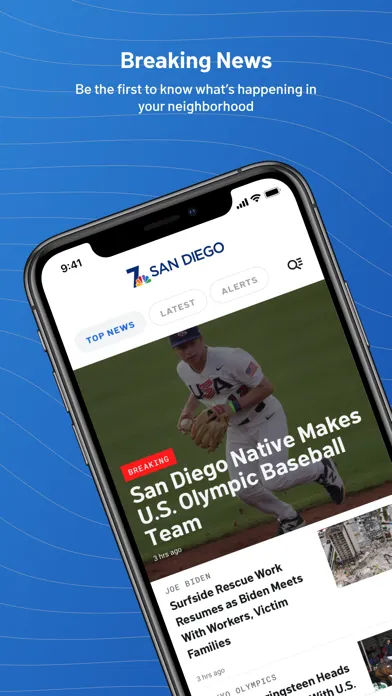 NBC 7 San Diego News & Weather Ekran Görüntüleri