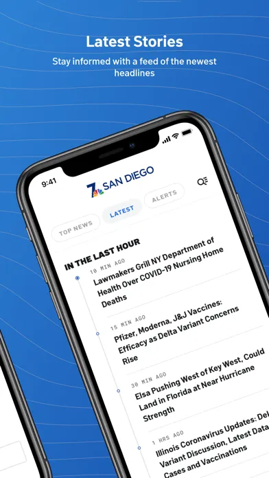 NBC 7 San Diego News & Weather Ekran Görüntüleri