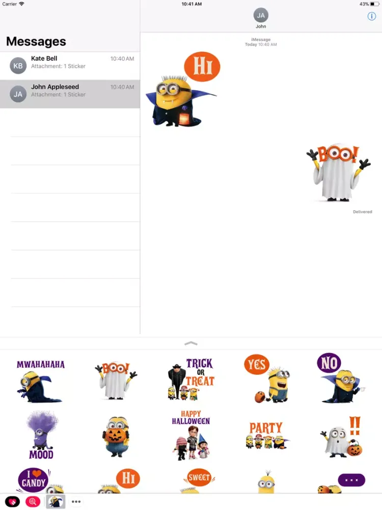 Capturas de pantalla de Despicable Me Halloween iPad 