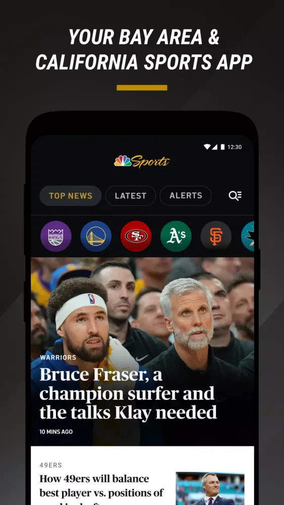 NBC Sports Bay Area & CA Screenshots