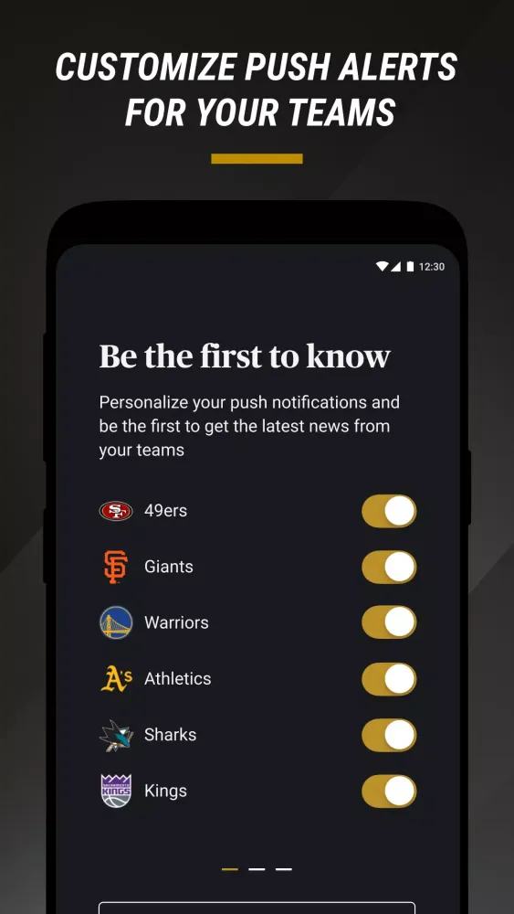 NBC Sports Bay Area & CA Screenshots