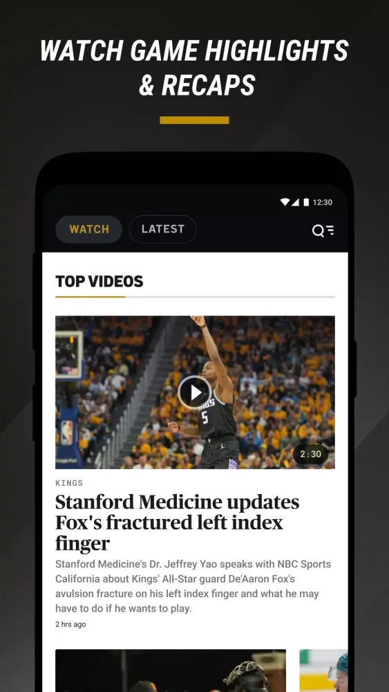 NBC Sports Bay Area & CA Screenshots