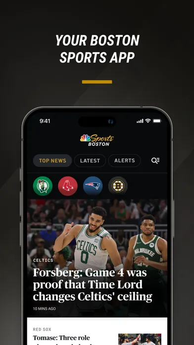 NBC Sports Boston: Team News Screenshots