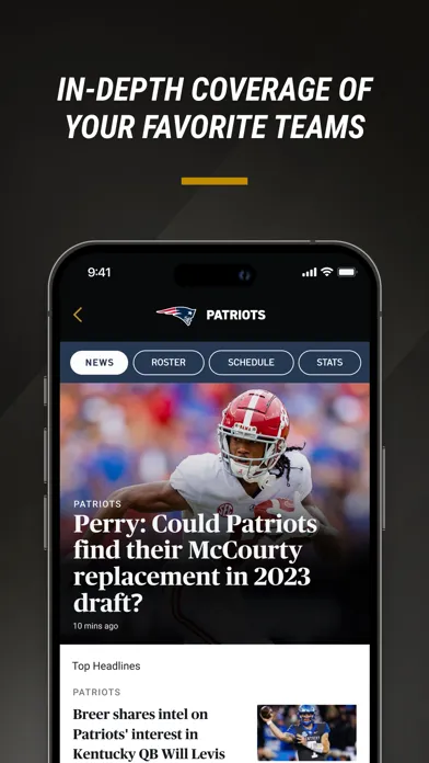 NBC Sports Boston: Team News Screenshots