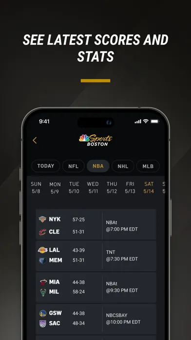 NBC Sports Boston: Team News Screenshots