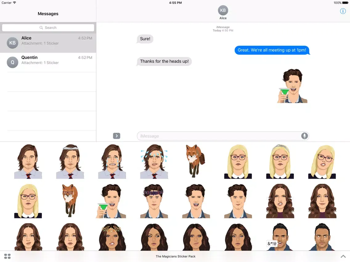 صور The Magicians Sticker Pack iPad 