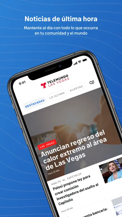 Tangkapan layar Telemundo Las Vegas: Noticias