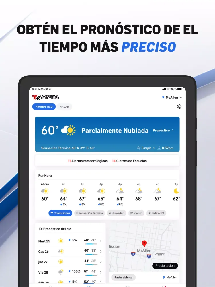Capturas de pantalla de Telemundo 40