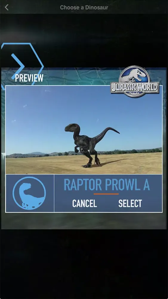Jurassic World Mobile MovieMaker Ekran Görüntüleri