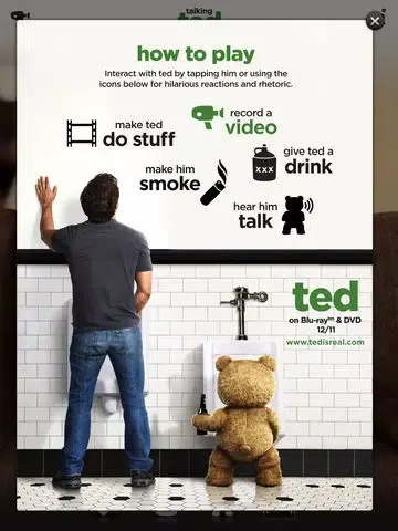 Talking Ted Uncensored iPad  سکرین شاٹس