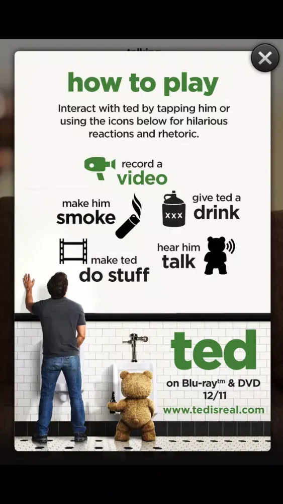 Talking Ted Uncensored سکرین شاٹس
