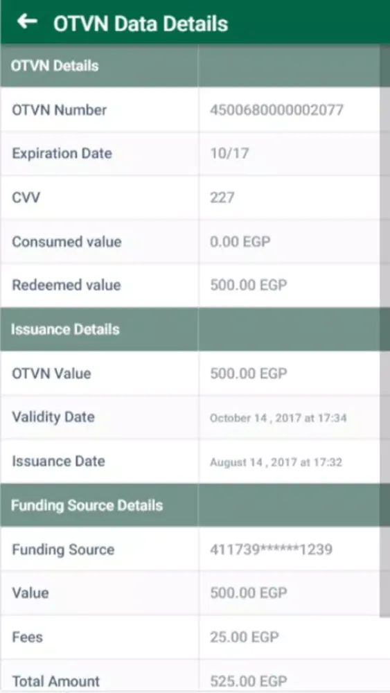 Screenshot di NBEPay