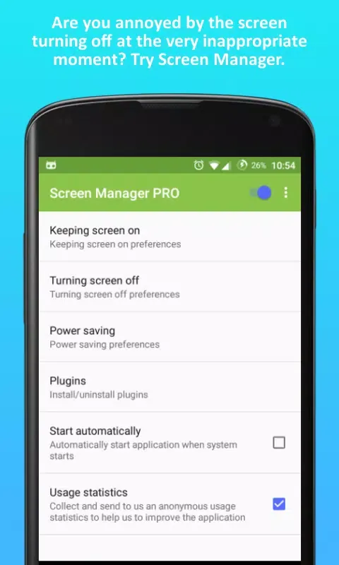 Captures d'écran de Screen Manager