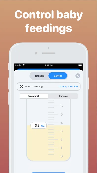 Скриншоты N-Born - Baby Feeding Tracker