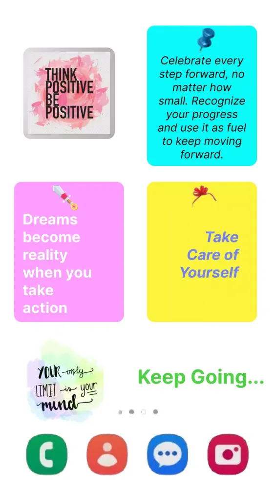 Sticky Notes + Widget Screenshots