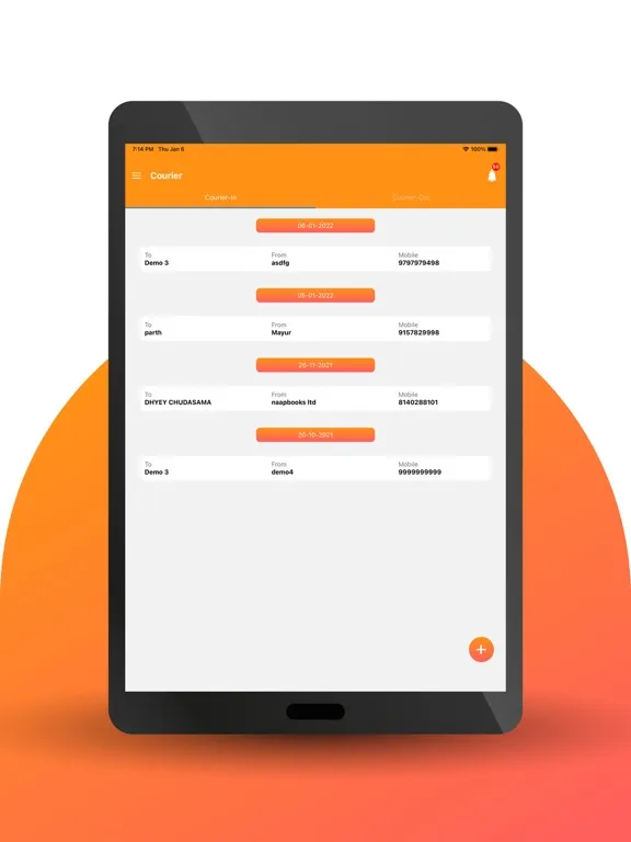 VizMan - Visitor Management iPad  Screenshots