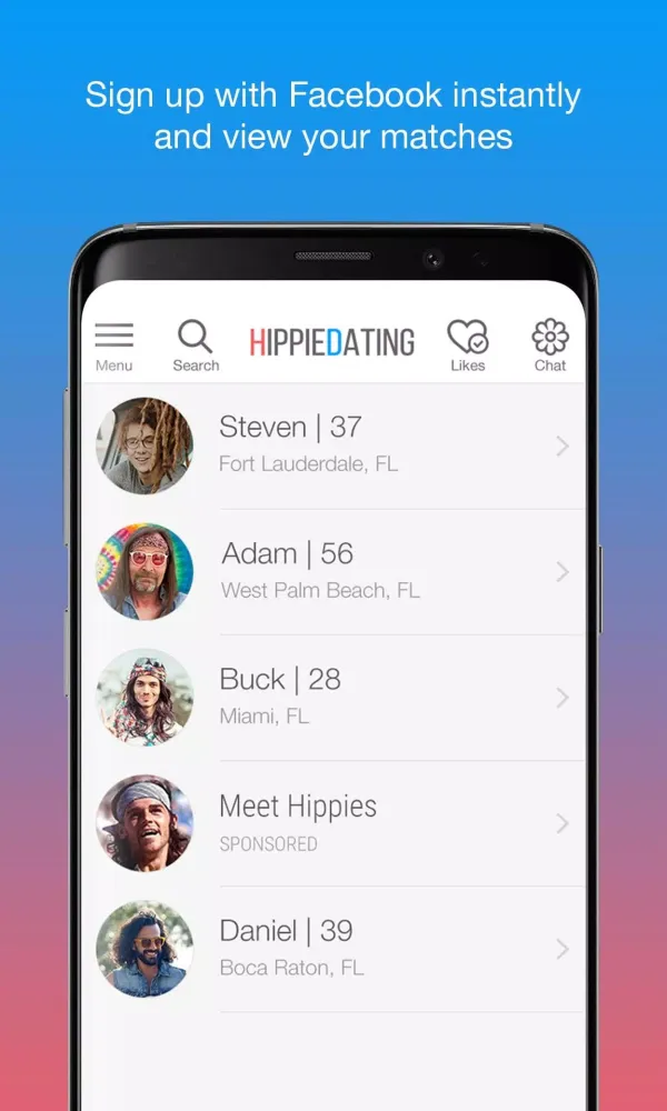 Hippie Dating應用截圖