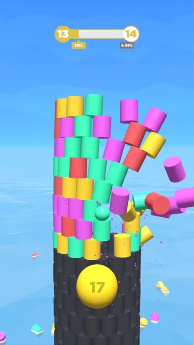 Tower Color - Hit and crash! স্ক্রিনশট