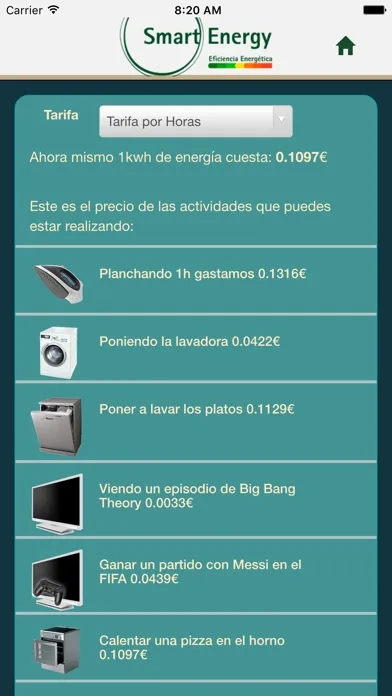 Precio Luz Casa স্ক্রিনশট