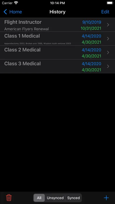 Logbook Pro Flight Logbook Screenshots