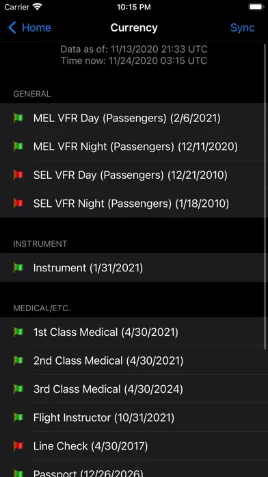 Logbook Pro Flight Logbook Screenshots
