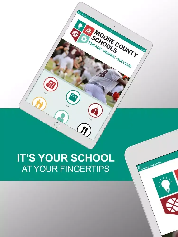 Capturas de pantalla de Moore County Schools iPad 