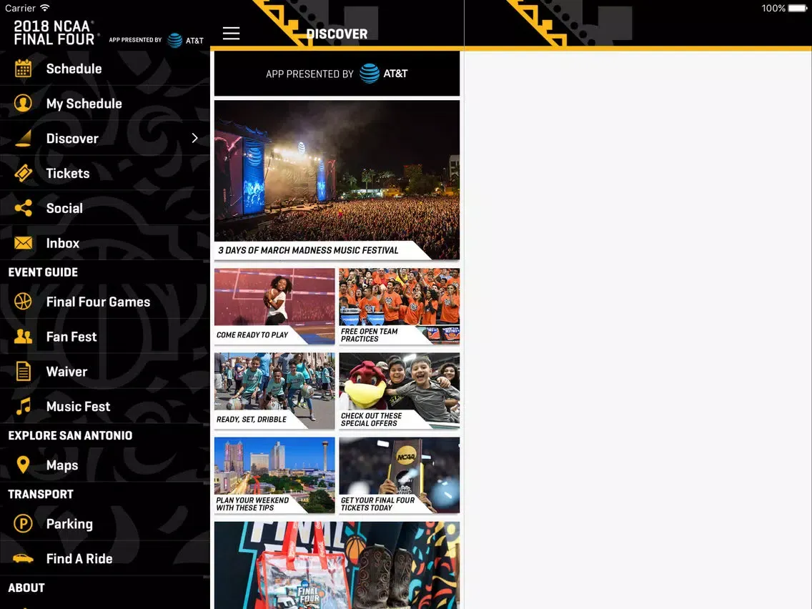 2019 NCAA Final Four iPad  Screenshots