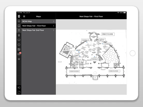 NCAA Events iPad  Screenshots