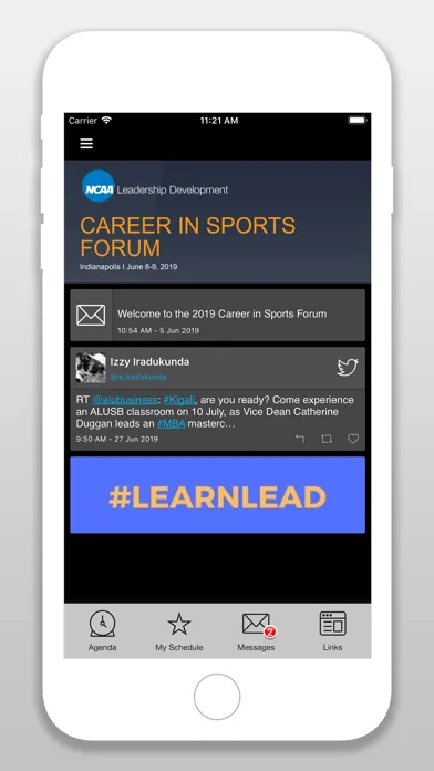 NCAA Events Screenshots