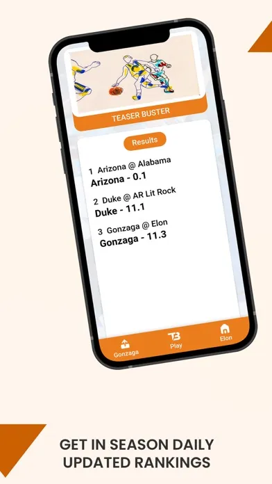 TeaserBuster - NCAAB Predictor Screenshots