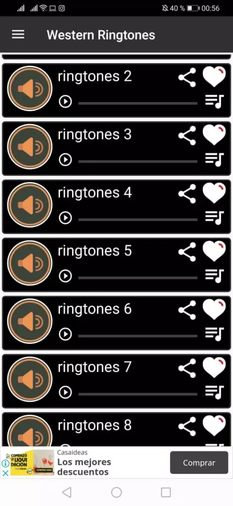 western ringtones سکرین شاٹس
