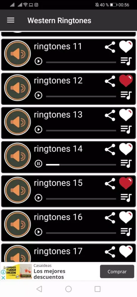 western ringtones سکرین شاٹس