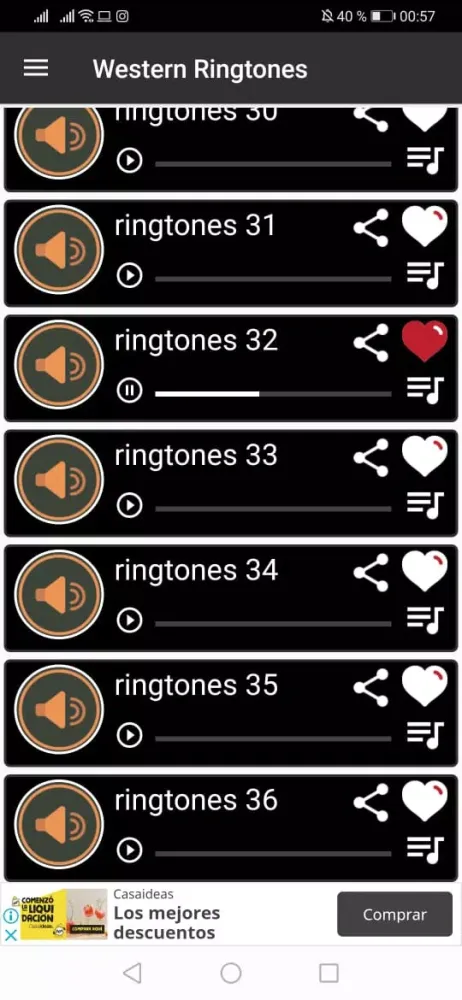 western ringtones سکرین شاٹس
